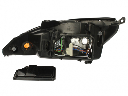 Far fata Dreapta potrivit FORD FOCUS I, FOCUS I/KOMBI; FORD USA FOCUS ZX3, FOCUS ZX5 pana in 2004 (H1/H7, electric, fara motoras, culoare insert: cromat) [1]