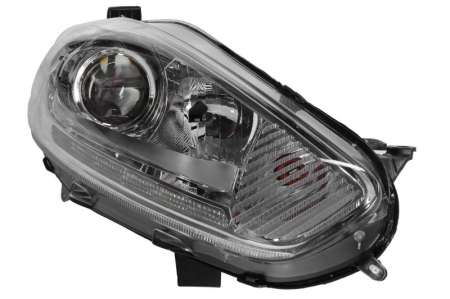 Far fata dreapta (H1/H7/LED/PY21W, electric, cu motor, culoare interior: cromat) potrivit FORD FIESTA VI 01.13- [0]