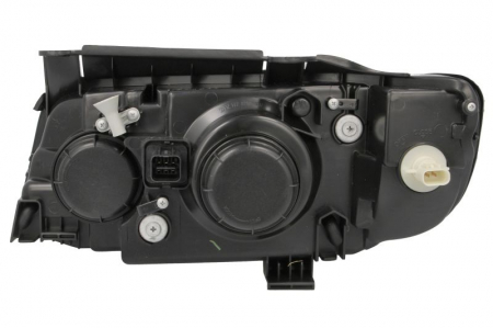 Far fata Dreapta potrivit HYUNDAI MATRIX (H1/H7, manual, fara motoras, culoare insert: cromat, culoare semnalizator: transparent) [1]