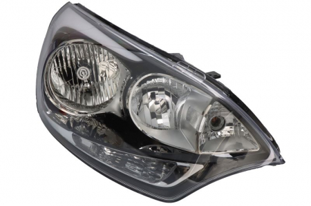 Faruri - Far fata dreapta potrivit KIA RIO II, RIO III dupa 2011 (H1/H7/P21/PY21W, electric, fara motoras, culoare interior: negru)