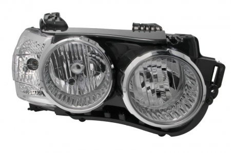 Far fata Dreapta (H1/H7/PY21W/W5W, electric, cu motor, culoare insert: negru, culoare semnalizator: alb) potrivit CHEVROLET AVEO [0]