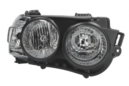 Far fata Dreapta (H1/H7/PY21W/W5W, electric, cu motor, culoare insert: negru, culoare semnalizator: alb) potrivit CHEVROLET AVEO [0]