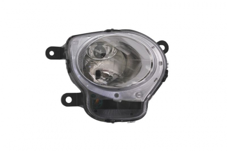 Faruri - Far fata dreapta potrivit ABARTH 500 / 595 / 695, 500C / 595C / 695C; FIAT 500, 500 C dupa 2007 (H1/W21, manual, fara motoras, bec)