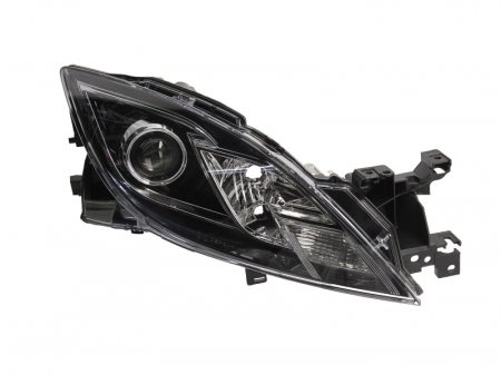 Faruri - Far fata dreapta potrivit MAZDA 6 (H11, electric, fara motoras, culoare interior: negru)