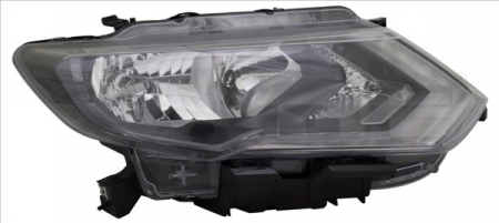 Far fata Dreapta potrivit NISSAN X-TRAIL III pana in 2017 (H11/H9/LED, electric, cu motor) [2]