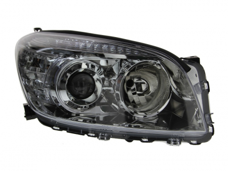 Far fata dreapta potrivit TOYOTA RAV 4 III (H11/HB3, electric, cu motor, culoare interior: cromat) [0]