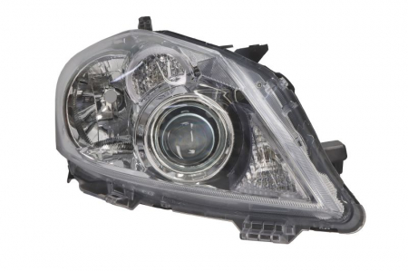 Far fata dreapta (H11/HB3, electric, fara motoras, culoare interior: cromat, culoare semnalizator: alb) potrivit TOYOTA AURIS [0]