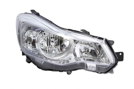 Far fata dreapta (H11/HB3/W5W/WY21W, electric, fara motoras, culoare interior: cromat, culoare semnalizator: transparent) potrivit SUBARU IMPREZA, WRX, XV -12.16 [0]