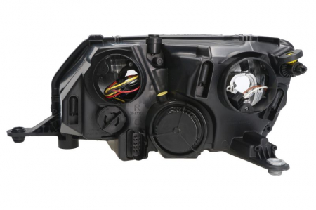 Far fata Dreapta potrivit SKODA RAPID (H15/H7, electric, cu motor, culoare insertie: cromat) [1]