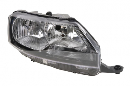 Faruri - Far fata Dreapta potrivit SKODA RAPID (H15/H7, electric, cu motor, culoare insertie: cromat)