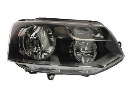 Far fata dreapta (H15/H7, electric, cu motor, culoare interior: negru) potrivit VW MULTIVAN T5, TRANSPORTER T5 [0]