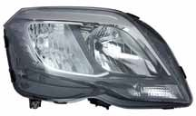Faruri - Far fata dreapta potrivit MERCEDES GLK (X204) pana in 2015 (H15/H7/PWY24W, electric, cu motor, culoare interior: negru)