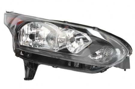 Faruri - Far fata Dreapta potrivit FORD TOURNEO CONNECT V408 NADWOZIE WIELKO, TRANSIT CONNECT, TRANSIT CONNECT V408/MINIVAN dupa 2015 (H15/H7/PWY24W/W5W, electric, cu motor, culoare insert: negru)