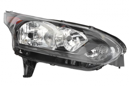 Far fata Dreapta potrivit FORD TOURNEO CONNECT V408 NADWOZIE WIELKO, TRANSIT CONNECT, TRANSIT CONNECT V408/MINIVAN dupa 2015 (H15/H7/PWY24W/W5W, electric, cu motor, culoare insert: negru) [1]