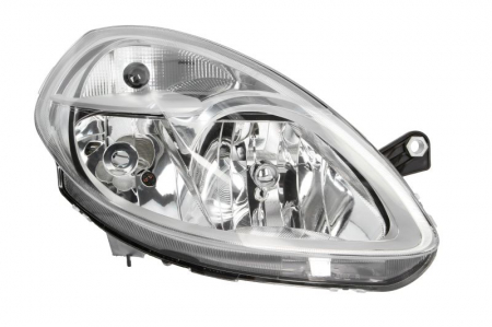 Far fata Dreapta (H3/H7, electric, cu motor, culoare insertie: cromat) potrivit LANCIA YPSILON [0]
