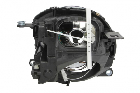 Far fata Dreapta (H4, electric, cu motor, culoare insert: cromat, culoare semnalizator: alb) potrivit MINI (R56), (R57), (R58), (R59), CLUBMAN (R55), CLUBVAN (R55) [1]