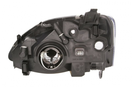 Far fata dreapta (H4, electric, cu motor, culoare interior: cromat, culoare semnalizator: transparent) potrivit HONDA CIVIC VII -12.03 [1]