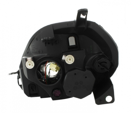 Far fata dreapta (H4, electric, cu motor, culoare interior: negru, culoare semnalizator: transparent) potrivit ABARTH GRANDE PUNTO, PUNTO; FIAT GRANDE PUNTO, PUNTO/HATCHBACK [1]