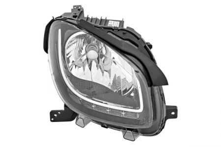 Far fata Dreapta potrivit SMART FORTWO dupa 2014 (H4, electric, fara motoras, cu garnitura) [2]