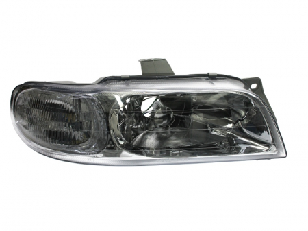 Far fata dreapta (H4, electric, fara motoras, culoare interior: argintiu, culoare semnalizator: alb) potrivit DAEWOO NUBIRA [0]