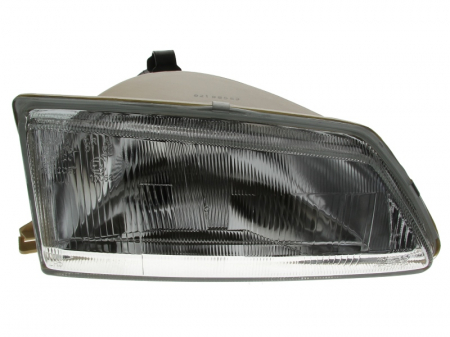 Faruri - Far fata dreapta potrivit PEUGEOT 106 I, 106 I/HATCHBACK (H4, electric, fara motoras, culoare interior: negru)