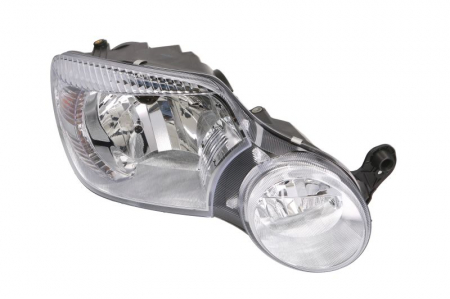 Far fata dreapta (H4/H7, electric, cu motor, culoare interior: cromat, culoare semnalizator: alb) potrivit SKODA YETI -11.13 [0]