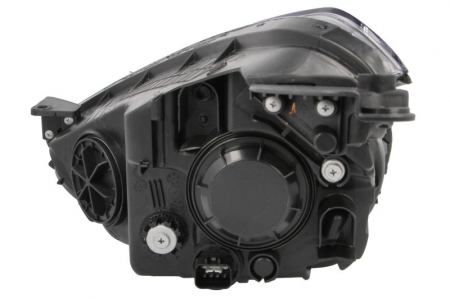 Far fata Dreapta (H4/H7/PY21W/W5W, electric, fara motoras, culoare insert: negru) potrivit HYUNDAI I10 II [1]