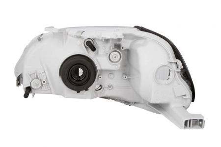 Far fata Dreapta (H4, manual, fara motoras, culoare insertie: argintiu, culoare semnalizator: alb) potrivit HONDA CIVIC VI -12.98 [1]