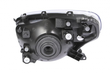 Far fata dreapta (H4, manual, fara motoras, culoare interior: argintiu, culoare semnalizator: alb) potrivit TOYOTA RAV 4 II -11.05 [1]