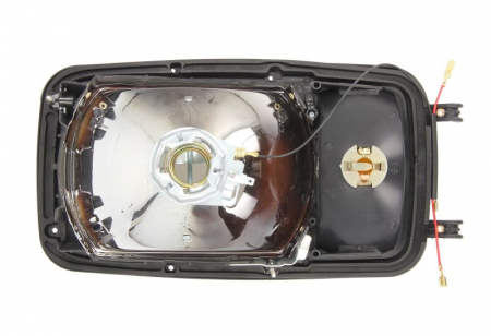 Far fata Dreapta (H4/P21W/T4W, manual, culoare semnalizator: portocaliu) potrivit MERCEDES MK, SK 07.87-09.96 [1]