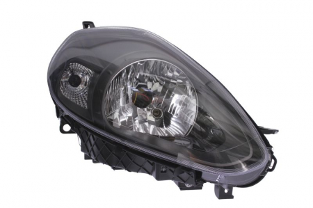 Faruri - Far fata dreapta potrivit ABARTH PUNTO, PUNTO EVO; FIAT PUNTO, PUNTO EVO, PUNTO EVO/HATCHBACK, PUNTO/HATCHBACK (H4/P21W/W21W, electric, cu motor, culoare interior: negru)