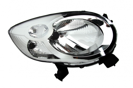 Faruri - Far fata dreapta potrivit CITROEN C1 pana in 2012 (H4/PY21W/W5W, electric, fara motoras, culoare interior: negru)