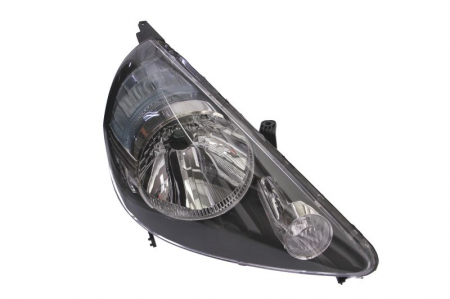Far fata dreapta (H4/W5W/WY21W, electric, manual, fara motoras, culoare interior: negru, culoare semnalizator: alb) potrivit HONDA JAZZ II -07.08 [0]