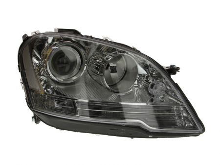 Far fata dreapta (H7, electric, cu motor, culoare interior: argintiu, culoare semnalizator: galben) potrivit MERCEDES M (W164) [0]