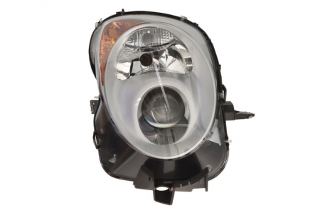 Far fata dreapta (H7, electric, cu motor, culoare interior: cromat, culoare semnalizator: galben) potrivit ALFA ROMEO MITO, SPIDER [0]