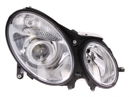 Iluminat auto - Far fata dreapta (H7, electric, cu motor, culoare interior: cromat) potrivit MERCEDES E T-MODEL (S211), E (VF211), E (W211) -07.09