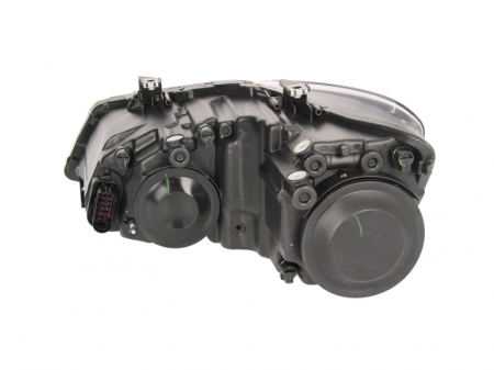 Far fata dreapta potrivit VW POLO, POLO IV, POLO V (H7, electric, cu motor, culoare interior: negru, culoare semnalizator: transparent) [1]