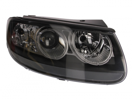 Far fata dreapta (H7, electric, fara motoras, culoare interior: cromat, culoare semnalizator: galben) potrivit HYUNDAI SANTA FÉ II 01.06- [0]