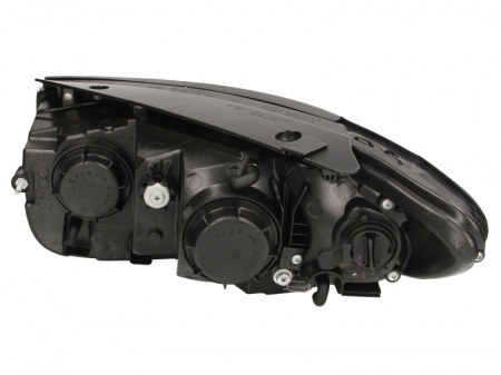 Far fata dreapta (H7, electric, fara motoras, culoare interior: cromat, culoare semnalizator: galben) potrivit HYUNDAI SANTA FÉ II 01.06- [1]