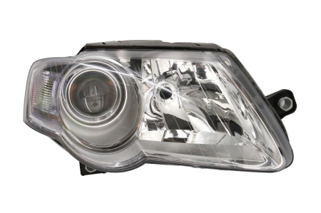Far fata Dreapta (H7/H7, electric, cu motor, culoare insert: cromat/negru) potrivit VW PASSAT B6 [0]