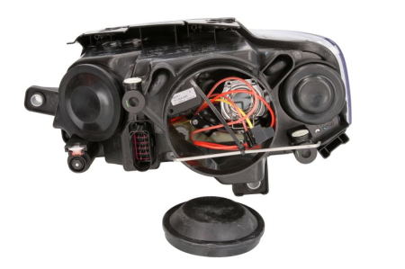 Far fata Dreapta (H7/H7, electric, cu motor, culoare insert: cromat/negru) potrivit VW PASSAT B6 [1]