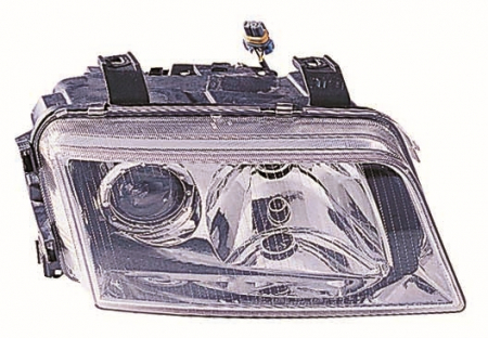 Far fata Dreapta (H7/H7, electric, fara motoras, culoare insert: cromat) potrivit AUDI A4 B5 [0]