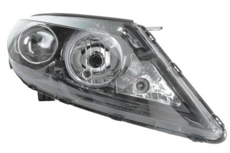 Far fata Dreapta (H7/H7, electric, manual, fara motoras, culoare insert: negru, culoare semnalizator: alb) potrivit KIA SPORTAGE II, SPORTAGE III -12.15 [0]