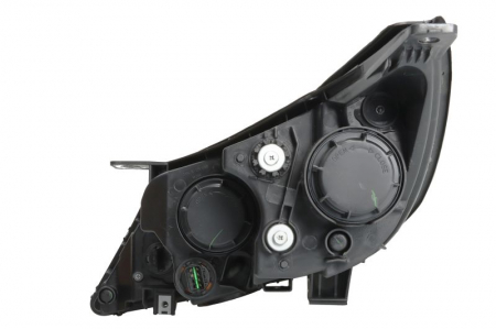 Far fata Dreapta (H7/H7, electric, manual, fara motoras, culoare insert: negru, culoare semnalizator: alb) potrivit KIA SPORTAGE II, SPORTAGE III -12.15 [1]