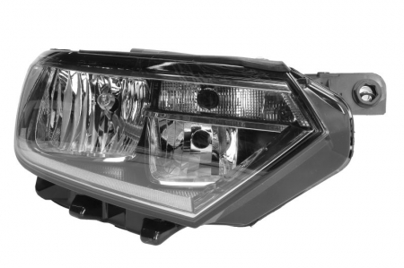 Far fata Dreapta (H7/H9/WY21W, electric, cu motor, culoare insert: negru) potrivit VW PASSAT B8 [0]