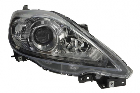 Faruri - Far fata Dreapta potrivit MAZDA 5 (H7/HB3, electric, fara motoras, culoare insert: gri, culoare semnalizator: alb)