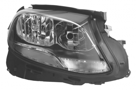 Far fata Dreapta potrivit MERCEDES E ALL-TERRAIN (S213), E T-MODEL (S213), E (W213) (H7/LED/PY21W, cu motor, culoare insert: negru) [0]
