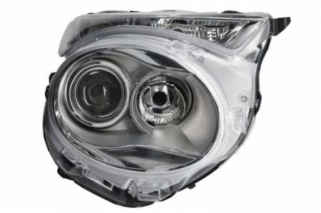 Far fata Dreapta potrivit CITROEN C1 II (H7/PY21W/W5W, electric, culoare insert: cromat) [0]