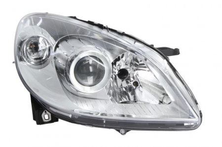 Far fata dreapta (H7/PY21W/W5W, electric, fara motoras, culoare interior: cromat, culoare semnalizator: alb) potrivit MERCEDES B SPORTS TOURER (W245) [0]