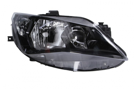 Far fata dreapta potrivit SEAT IBIZA IV, IBIZA IV SC, IBIZA IV ST pana in 2017 (H7/PY21W/W5W, electric, fara motoras, culoare interior: negru) [0]